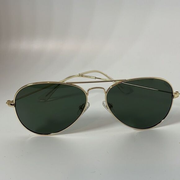 NIB SOJOS Classic Aviator Polarized Retro Style Sunglasses, Gold/Green - Picture 9 of 11